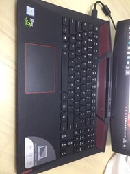notebook Lenovo legion Y720 GTX1060 i7 7700 16GB RAM, (250 GB harddisk windows system) 1TB harddisk