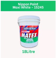 [miniHouse] 7L/18L NIPPON Paint Super Matex Maxi White