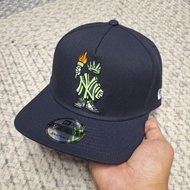 NAVY BLUE NY YANKEES CARTOON 9FIFTY A FRAME SNAPBACK CAP/HAT BY NEW ERA