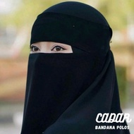 Niqab Bandana Cadar Bandana Niqab viral Cadar 2 layers