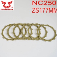 NC250 ENGINE CLUTCH plate disc ZS177MM 250CC ZONGSHEN RX3 zs250gy KAYO t6 k6 BSE 250cc 4valves dirt 