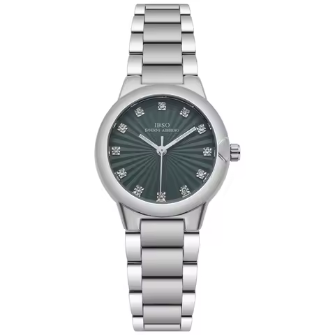IBSO Women Wholesale Stainless Steel Strap Luxury Simple Watch Ladies 3ATM Waterproof Japanese Quart