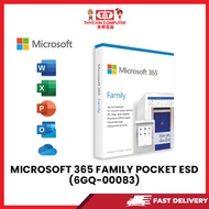 MICROSOFT 365 FAMILY POCKET ESD (6GQ-00083)(DELIVER BY MELAKA)