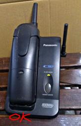 松下電話Panasonic KX-TC1486B 無線電話 900 MHz電池無反應機器測試當銷帳零件品