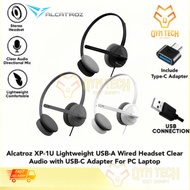 Alcatroz XP-1U USB A Stereo Wired Headphone With Microphone