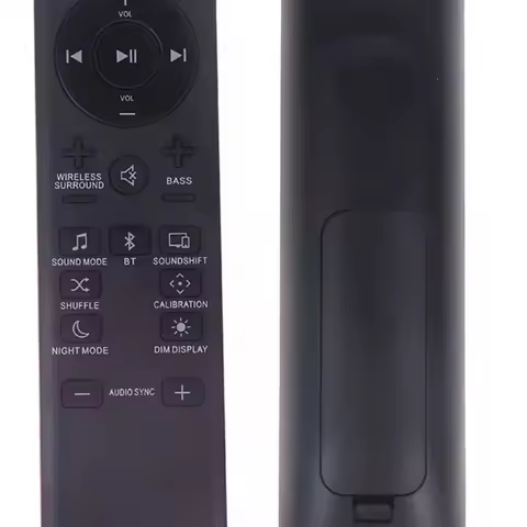 Black Remote Control For JBL Bar 2.1 3.1 5.1 Channel 4K Ultra HD Sound Bar System Wireless Home Thea