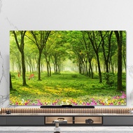 TV Cover for 32-85in TVs, TV Display Protector, Dust Cover Cloth Breathable Washable Fabric, Dust Sc