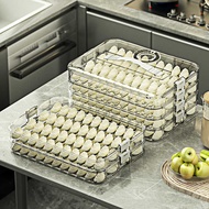 Large-Capacity Dumpling Box Multi-Layer Frozen Dedicated Quick-Frozen Food Wonton Dumpling