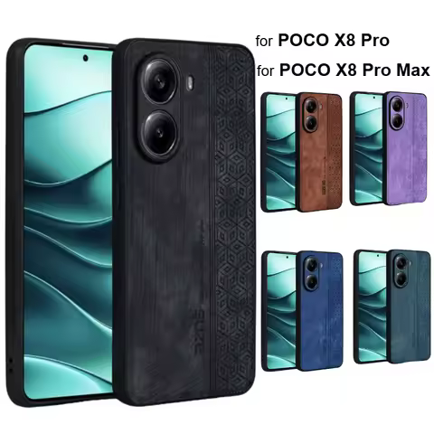 Luxury Business PU Leather Skin-friednly Case for Xiaomi POCO X8 Pro Max X7 F8 Ultra F7 M8 M7 Pro Sh