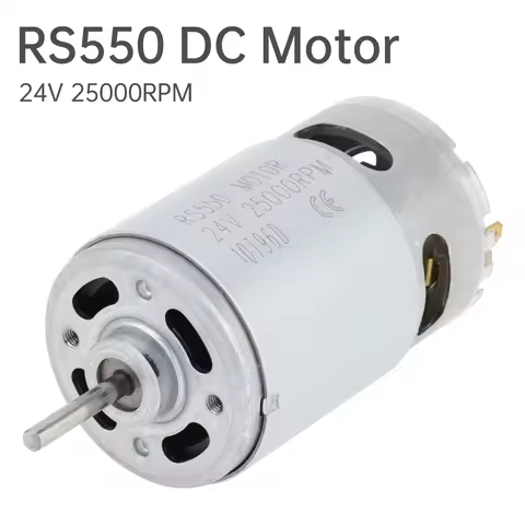 RS550 DC Motor 24V 25000RPM High Speed Motor Electric Drive Motor for Kids Ride On Car Motor Upgrade