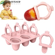 MIOSHOP Silicone Popsicle Mold, Reusable 6 Cavity Baby Teething Ice Cream Stick Mold,  BPA-Free Easy