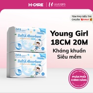 UUcare YoungGirl Antibacterial Sanitary Napkin 18cm daily without wings sanitary pad at the end of t