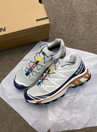 SALOMON XT-6 戶外功能鞋 灰白