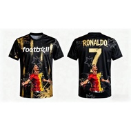 Ronaldo Fan Commemorative No. 7 Football Jersey Child Competition Training Jersey Sports Dry Quickly