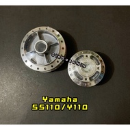 Yamaha SS110 Y110 SS2 SS TWO Front + Rear Hub GANTANG BUYUNG - CHROME