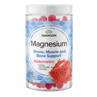 Swanson Magnesium Gummies - Watermelon 84 mg 120 Gummies