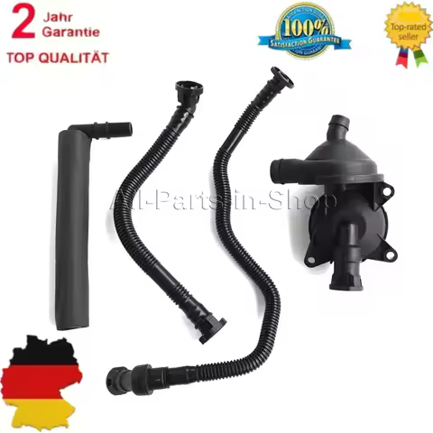 AP03 11157513903 Crankcase Breather Vent/Oil Seperator Valve+Hose Kit For BMW E46 E90 E91 E81 E83 X3