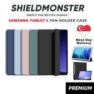 Shieldmonster Tablet Case for Samsung S10+ S10FE S9+ A9+ A8 S6 Lite 10.4 A9 S7 S8 Tab PU Tablet Cove