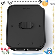 OLINI  Switch Box LAN HUB 2 Ports Connector Ethernet