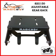 MAGICBOY HEAVY DUTY ADJUSTABLE REAR RACK / BOX RACK LIPAT RSX150 RSX 150