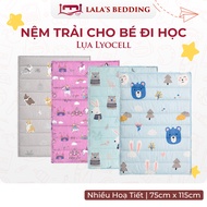 Lala's Bedding Tencel lyocell School Mattress Size 75x115cm folds conveniently for children to nap