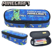 Minecraft - 日本版 Minecraft筆袋 (Blue Fuse?) Minecraft 多功能筆袋 盒型筆袋 多用途袋（化妝袋、小袋等）(文具筆袋) 平行進口