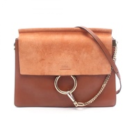 【二手】Chloe Chloe單肩包，ブラウン麂皮，女用單肩包，二手 B