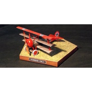 Fokker DR I airplane papercraft pattern sheet scale 64 (2PD-A7)