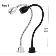 【A TOOT】 3W DC12V 110V 265V Flexible Gooseneck LED Wall Reading Light Mounted Bedside Lamp With Swit