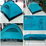 TENDA GREAT OUTDOOR CAMPING KAPASITAS 2ORANG ORIGINAL NOT EIGER REI