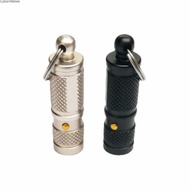 CLEIGHTEEN8H EDC Tool, Mini LED Light Emergency Keychain Light, Portable Aluminum Alloy Flashlight E