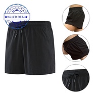 Men Quick Dry Sports Shorts Summer Thin Fitness Running Light Casual Pants Sports Basketball E4H5