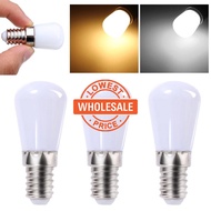 [Wholesale Price] Household Replacement Screw Bulbs Warm Light White Light E14 220V Mini LED Fridge Bulbs Refrigerator Freezer Corn Light Bulb