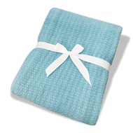 100% Cotton Blanket Pure Cotton Nap Blanket Summer Office Air Conditioner Blanket Couch Towel Fabr