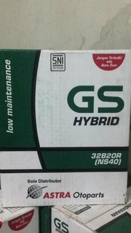 GS Hybrid NS40 32 Ah aki mobil avanza xenia zebra splash futura 1000cc