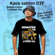 Komatsu HD 785 Dump truck t-shirt/DTF screen printed t-shirt for men and women