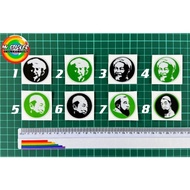 Tok Guru Nik Aziz/Ustaz Azhar Idrus (3.8cm)Sticker Printing & Laminate & Diecut tokguru nikaziz usta