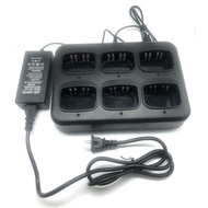 【Wireless】 Multifunction Six-Way Rapid Charger For GP340 GP360 PRO5150 PR860 GP328 PTX760 HT750 MTX8