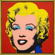 Framed Andy Warhol Giclee Canvas Print of Marilyn Monroe  Pop Art Poster Reproduction Gift Idea