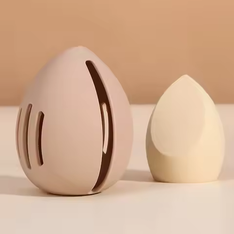 Makeup Sponge Silicon Holder Breathable Beauty Egg Organizer Travel Protable Sponge Blender Storage 