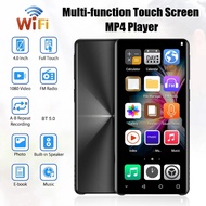 Music Player WIFI MP3 MP4 Player 4-Inch Touch Screen Bluetooth for Android 8.1 with Speaker, FM, E-Book, Recorder, Video Easy Install