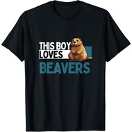 Funny Beaver Shirt Animal Beaver Lover T-Shirt
