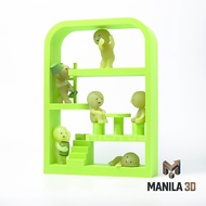 Smiski House Display Shelf - 3D Printed Figure Stand
