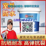 【免運】沃特浦魚池防水塗料水池防水膠屋頂裂縫天溝補漏材料衛生間防漏膠