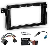 Sound Way - KA22-498 Radio Fascia Frame Adaptor Car Radio Installation Kit 9 Inch Compatible with BM
