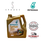 PETRONAS Syntium 7000 0W-20 Full Syn Minyak Engin hitam kereta 0W 20 Syntium Fully Synthetic 7000 SP