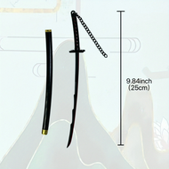 {tygkjgk} 9.8inch Bleach Kurosaki Ichigo Metal Katana Sword Original Sabre Ninja Japanese Katana Sa
