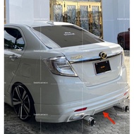 🔥PU  BEZZA 2016” REAR  SKIRT十CHROME .EXHAUST NO PAINT