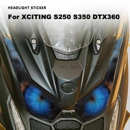Guard Motorcycle Headlight Stickers Waterproof For Kymco XCITING S250 S350 DTX360 Motorbike Headlamp