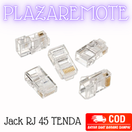 Socket Jack merk TENDA RJ45/ Konektor connector networking LAN RJ45 / RJ 45 / RG45 / RG 45